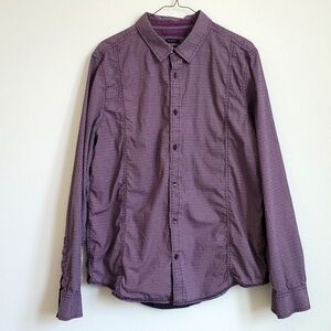 Men's Prana Button Down Shirt, L Slim Fit